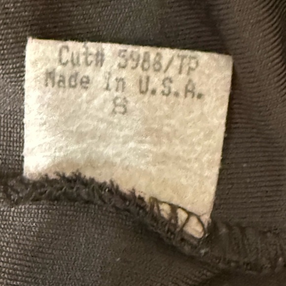 Vintage Bisou Bisou Brown Turtleneck Long Sleeve Stretch Top Small Made in USA - Picture 7 of 7